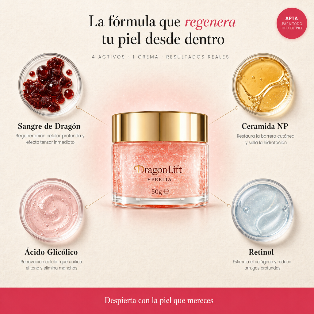 DragonLift™ – Elimina las Arrugas en 7 Días | ¡1 + 1 GRATIS!
