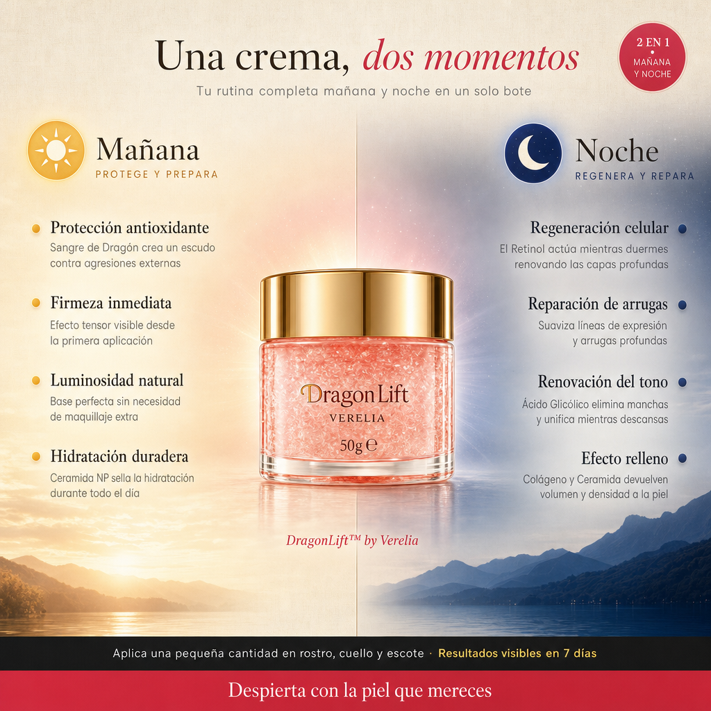 DragonLift™ – Elimina las Arrugas en 7 Días | ¡1 + 1 GRATIS!